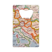 ヨーロッパ地図グローブ諸国州 クレジットカード栓抜き (正面)