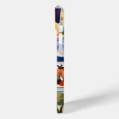 ヨーロッパ夏のビーチ名門私立校風のコラージスクラップブック Case-Mate iPhoneケース (裏面 / 左)