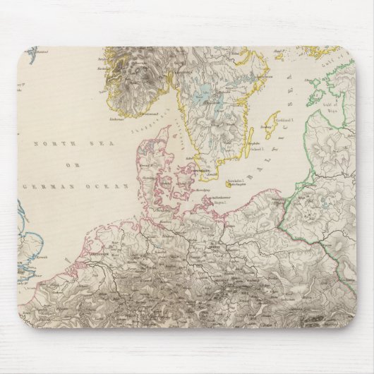 ヨーロッパ山脈 マウスパッド (正面)