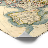 ヨーロッパ工業地図 ポスター (角)