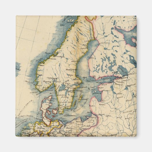 ヨーロッパ工業地図 マグネット (正面)