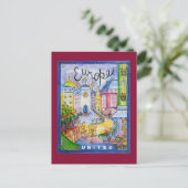 ヨーロッパ旅行はがき ポストカード (スタンド正面)