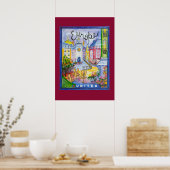 ヨーロッパ旅行ポスター ポスター (キッチン)