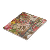 ヨーロッパ旅行ヴィンテージヨーロッパパリフランスアート タイル (側面)