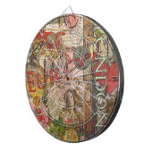 ヨーロッパ旅行ヴィンテージヨーロッパパリフランスアート ダーツボード (正面右)