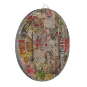 ヨーロッパ旅行ヴィンテージヨーロッパパリフランスアート ダーツボード (正面左)