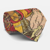 ヨーロッパ旅行ヴィンテージヨーロッパパリフランスアート ネクタイ (ロール)