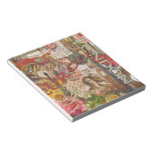 ヨーロッパ旅行ヴィンテージヨーロッパパリフランスアート ノートパッド (アングル)