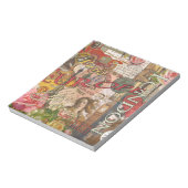 ヨーロッパ旅行ヴィンテージヨーロッパパリフランスアート ノートパッド (回転)