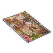 ヨーロッパ旅行ヴィンテージヨーロッパパリフランスアート ノートブック (右側)