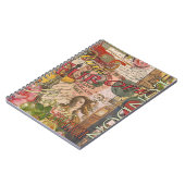 ヨーロッパ旅行ヴィンテージヨーロッパパリフランスアート ノートブック (左側)