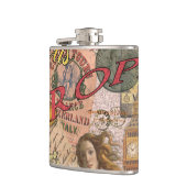 ヨーロッパ旅行ヴィンテージヨーロッパパリフランスアート フラスク (左)