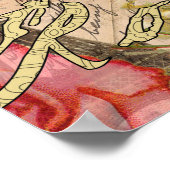 ヨーロッパ旅行ヴィンテージヨーロッパパリフランスアート ポスター (角)