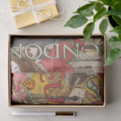 ヨーロッパ旅行ヴィンテージヨーロッパパリフランスアート 薄葉紙 (ギフト)