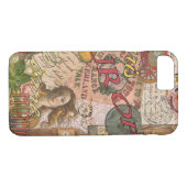 ヨーロッパ旅行ヴィンテージヨーロッパパリフランスアート Case-Mate iPhoneケース (裏面(横))