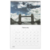 ヨーロッパ旅行写真カレンダー カレンダー (2月 2026)