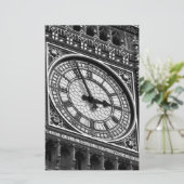 ヨーロッパ旅行 ビッグベン時計塔 クローズアップ 便箋 (スタンド正面)