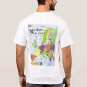ヨーロッパ旅行 Tシャツ (裏面)