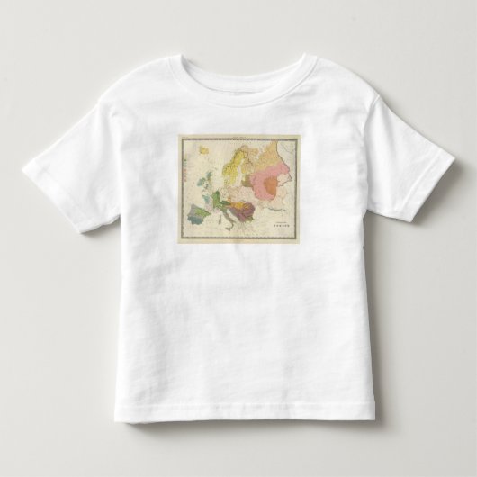 、ヨーロッパ民族誌 トドラーTシャツ (正面)