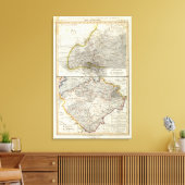 ヨーロッパ気候地図 キャンバスプリント (インサイチュ (リビング))