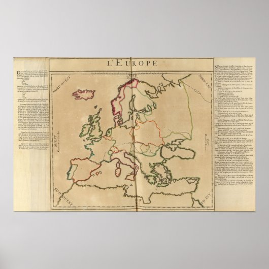 ヨーロッパ気候 ポスター (正面)