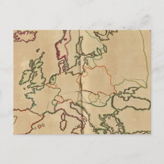 ヨーロッパ気候 ポストカード (正面)