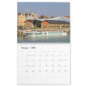 ヨーロッパ河川船2026年カレンダー カレンダー (2月 2026)