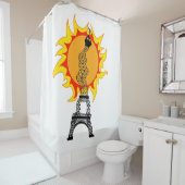 ヨーロッパ熱波 シャワーカーテン (インサイチュ)