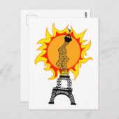 ヨーロッパ熱波 ポストカード (正面/裏面)