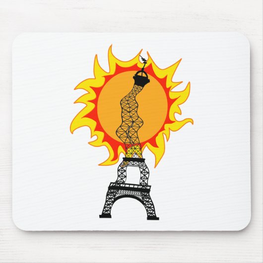 ヨーロッパ熱波 マウスパッド (正面)