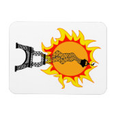 ヨーロッパ熱波 マグネット (横)