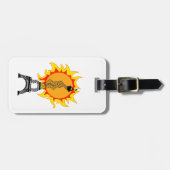 ヨーロッパ熱波 ラゲッジタグ (正面横)