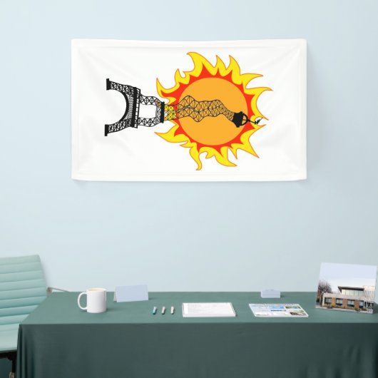 ヨーロッパ熱波 横断幕 (トレードショー)