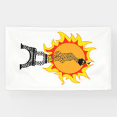 ヨーロッパ熱波 横断幕 (横)