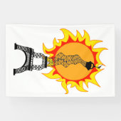 ヨーロッパ熱波 横断幕 (横)