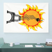 ヨーロッパ熱波 横断幕 (トレードショー)