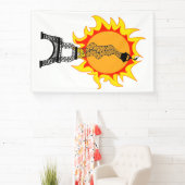 ヨーロッパ熱波 横断幕 (インサイチュ)