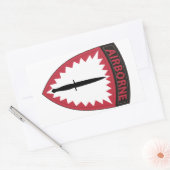 ヨーロッパ特別作戦司令部 長方形シール (封筒)