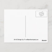 ヨーロッパ産オオオカミ ポストカード (裏面)