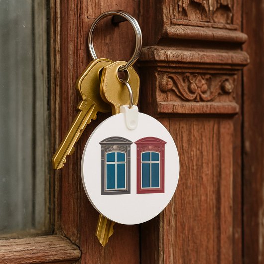 ヨーロッパ窓華美建築美術 キーホルダー