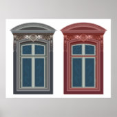 ヨーロッパ窓華美建築美術 ポスター (正面)