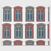 ヨーロッパ窓華美建築美術 ラッピングペーパー (フラット)