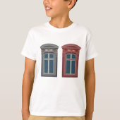 ヨーロッパ窓華美建築美術 Tシャツ (正面)