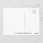 ヨーロッパ蝶コラージュ ポストカード (裏面)