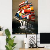 ヨーロッパ計画マーシャル ポスター (ホームオフィス)