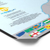 ヨーロッパ諸国産カルテエスノグラヒケ ポスター (角)