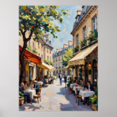 ヨーロッパ通りカフェ ポスター (正面)
