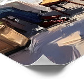 ヨーロッパ通りカフェ ポスター (角)