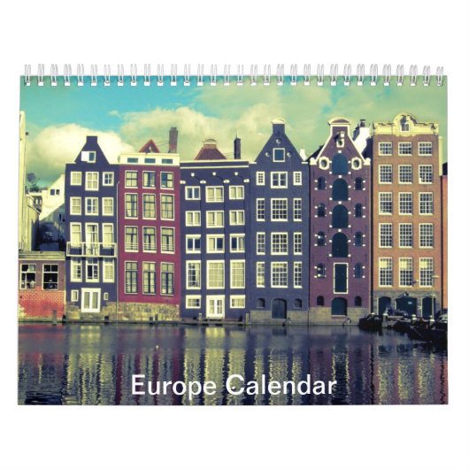ヨーロッパ風景建築カレンダー カレンダー (カバー)