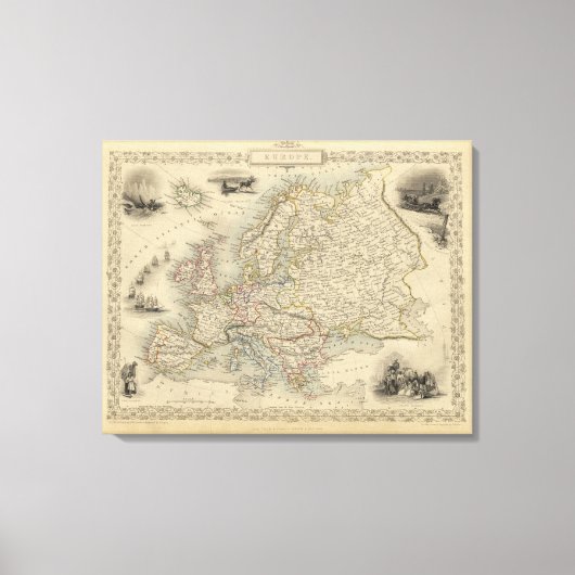 ヨーロッパ12 キャンバスプリント (正面)
